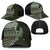 Fijian Masi Tribal Tattoos Art Pattern Baseball Net Cap Green Color Half Style - Polynesian Pride