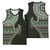 Fijian Masi Tribal Tattoos Art Pattern Basketball Jersey Green Color Half Style - Polynesian Pride