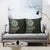 Fijian Masi Tribal Tattoos Art Pattern Pillow Cover Green Color Half Style - Polynesian Pride