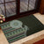 Fijian Masi Tribal Tattoos Art Pattern Rubber Doormat Green Color Half Style - Polynesian Pride