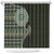 Fijian Masi Tribal Tattoos Art Pattern Shower Curtain Green Color Half Style - Polynesian Pride