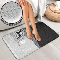 Fijian Masi Tattoos Bathroom Set with Tapa Tribal Pattern - Polynesian Pride