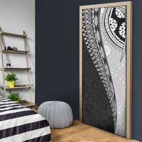 Fijian Masi Tattoos Door Cover with Tapa Tribal Pattern - Polynesian Pride