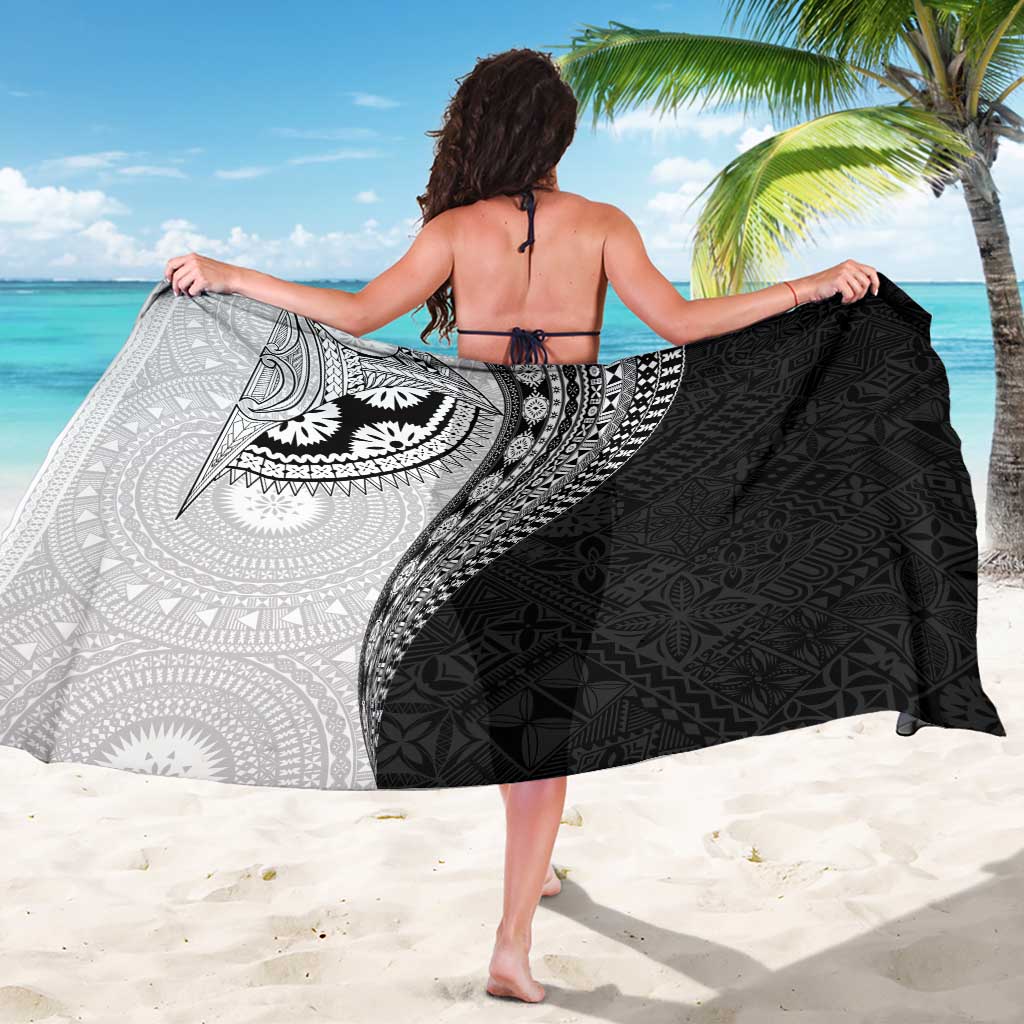 Fijian Masi Tattoos Sarong with Tapa Tribal Pattern - Polynesian Pride