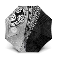 Fijian Masi Tattoos Umbrella with Tapa Tribal Pattern - Polynesian Pride
