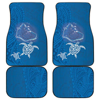 Cook Islands Manihiki Atoll Car Mats Maori Turtle and Polynesian Pattern