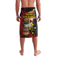 Papua New Guinea Christmas Lavalava Funny Melanesian Santa with Bird-of-paradise Tribal Style - Polynesian Pride