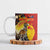 Australia and Papua New Guinea Together Ceramic Mug Bird-of-paradise and Kangaroo with Oro Tapa and Aboriginal Art Motifs - Polynesian Pride