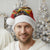 Australia and Papua New Guinea Together Christmas Santa Hat Bird-of-paradise and Kangaroo with Oro Tapa and Aboriginal Art Motifs - Polynesian Pride