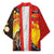 Australia and Papua New Guinea Together Kimono Bird-of-paradise and Kangaroo with Oro Tapa and Aboriginal Art Motifs - Polynesian Pride