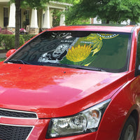 Rugby New Zealand and South Africa Auto Sun Shade Greatest Rivalry Silver Fern and Antelope