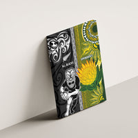 Rugby New Zealand and South Africa Canvas Wall Art Greatest Rivalry Silver Fern and Antelope