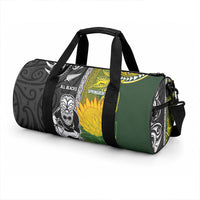 Rugby New Zealand and South Africa Duffle Bag Greatest Rivalry Silver Fern and Antelope