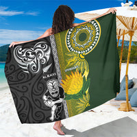 Rugby New Zealand and South Africa Sarong Greatest Rivalry Silver Fern and Antelope