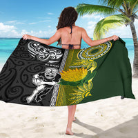 Rugby New Zealand and South Africa Sarong Greatest Rivalry Silver Fern and Antelope