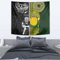 Rugby New Zealand and South Africa Tapestry Greatest Rivalry Silver Fern and Antelope