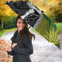 Rugby New Zealand and South Africa Umbrella Greatest Rivalry Silver Fern and Antelope