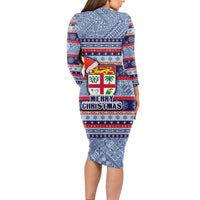 fiji-christmas-long-sleeve-bodycon-dress-fijian-santa-and-coat-of-arms-mix-tapa-pattern-striped-style