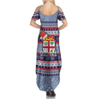 custom-fiji-christmas-summer-maxi-dress-fijian-santa-and-coat-of-arms-mix-tapa-pattern-striped-style