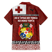 Tongan Culture Family Matching Puletasi and Hawaiian Shirt Ngatu Art Tattoo and Emblem of Tonga LT03 - Polynesian Pride