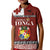 Tongan Culture Kid Polo Shirt Ngatu Art Tattoo and Emblem of Tonga