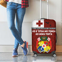 Tongan Culture Luggage Cover Ngatu Art Tattoo and Emblem of Tonga LT03 - Polynesian Pride