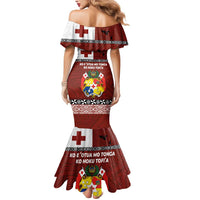 Tongan Culture Mermaid Dress Ngatu Art Tattoo and Emblem of Tonga LT03 - Polynesian Pride