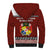 Tongan Culture Sherpa Hoodie Ngatu Art Tattoo and Emblem of Tonga