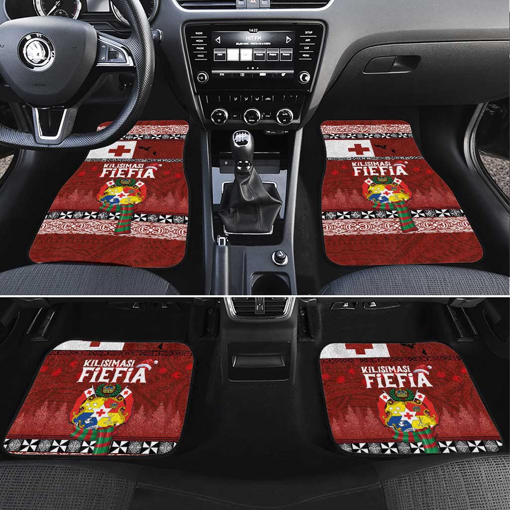 Tongan Christmas Car Mats Kilisimasi Fiefia with Ngatu Art Tattoo