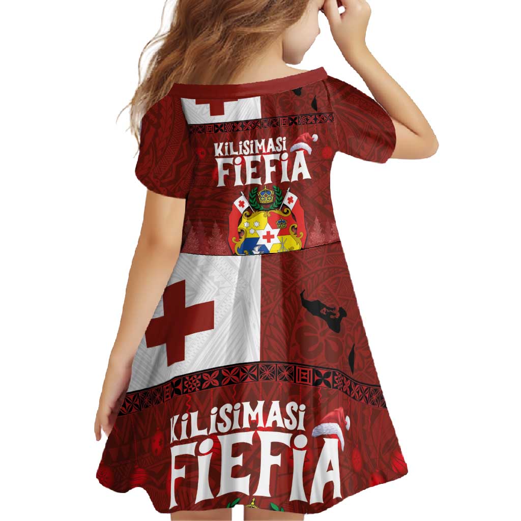 Tongan Christmas Family Matching Short Sleeve Bodycon Dress and Hawaiian Shirt Kilisimasi Fiefia with Ngatu Art Tattoo LT03 - Polynesian Pride
