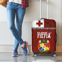 Tongan Christmas Luggage Cover Kilisimasi Fiefia with Ngatu Art Tattoo LT03 - Polynesian Pride