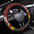 Tongan Christmas Steering Wheel Cover Kilisimasi Fiefia with Ngatu Art Tattoo