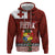 Tongan Christmas Zip Hoodie Kilisimasi Fiefia with Ngatu Art Tattoo