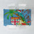 Fijians Iguana Tagimoucia Christmas Tablecloth Christmas Palm Tree and Hibiscus