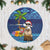 The Funny Santa Wears Sulu Christmas Tree Skirt Fijian Christmas Palm Tree With Masi Art Tattoo