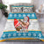 Hawaii Mele Kalikimaka Bedding Set Funny Santa and Coconut Mix Kakau Pattern LT03 - Polynesian Pride