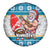 Custom Hawaii Mele Kalikimaka Spare Tire Cover Funny Santa and Coconut Mix Kakau Pattern LT03 - Polynesian Pride