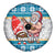 Custom Hawaii Mele Kalikimaka Spare Tire Cover Funny Santa and Coconut Mix Kakau Pattern LT03 - Polynesian Pride