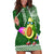 Hawaii Hoodie Dress Aloha Funny Avocado Mix Kakau Hawaiian Tribal LT03 Green - Polynesian Pride