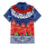 Samoan Tapa Family Matching Mermaid Dress and Hawaiian Shirt Ula Fala and Teuila Flower LT03 - Polynesian Pride