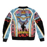 Royal New Zealand Air Force ANZAC Day Bomber Jacket Te Tauaarangi o Aotearoa LT03 - Polynesian Pride