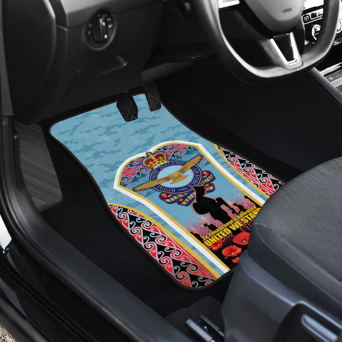 Royal New Zealand Air Force ANZAC Day Car Mats Te Tauaarangi o Aotearoa LT03 - Polynesian Pride