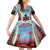 Royal New Zealand Air Force ANZAC Day Family Matching Short Sleeve Bodycon Dress and Hawaiian Shirt Te Tauaarangi o Aotearoa LT03 Daughter's Dress Blue - Polynesian Pride
