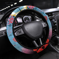 Royal New Zealand Air Force ANZAC Day Steering Wheel Cover Te Tauaarangi o Aotearoa LT03 Universal Fit Blue - Polynesian Pride