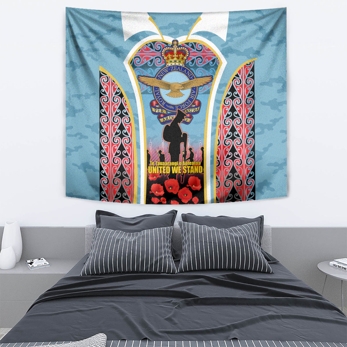 Royal New Zealand Air Force ANZAC Day Tapestry Te Tauaarangi o Aotearoa LT03 - Polynesian Pride