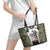 New Zealand and Australia ANZAC Day Leather Tote Bag Koala and Kiwi Bird Soldier Gallipoli Camouflage Style LT03 - Polynesian Pride