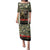 New Zealand and Australia ANZAC Day Puletasi Koala and Kiwi Bird Soldier Gallipoli Camouflage Style LT03 Long Dress Green - Polynesian Pride