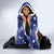 Personalised United States and American Samoa Hooded Blanket Bald Eagle Rose and Hibiscus Flower