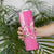 Hawaii Aloha Turtle Hibiscus and Leaves Skinny Tumbler with Polynesian and Kakau Tattoos Rose Color - Polynesian Pride