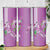 Hawaii Aloha Turtle Hibiscus and Leaves Skinny Tumbler with Polynesian and Kakau Tattoos Lilac Color - Polynesian Pride